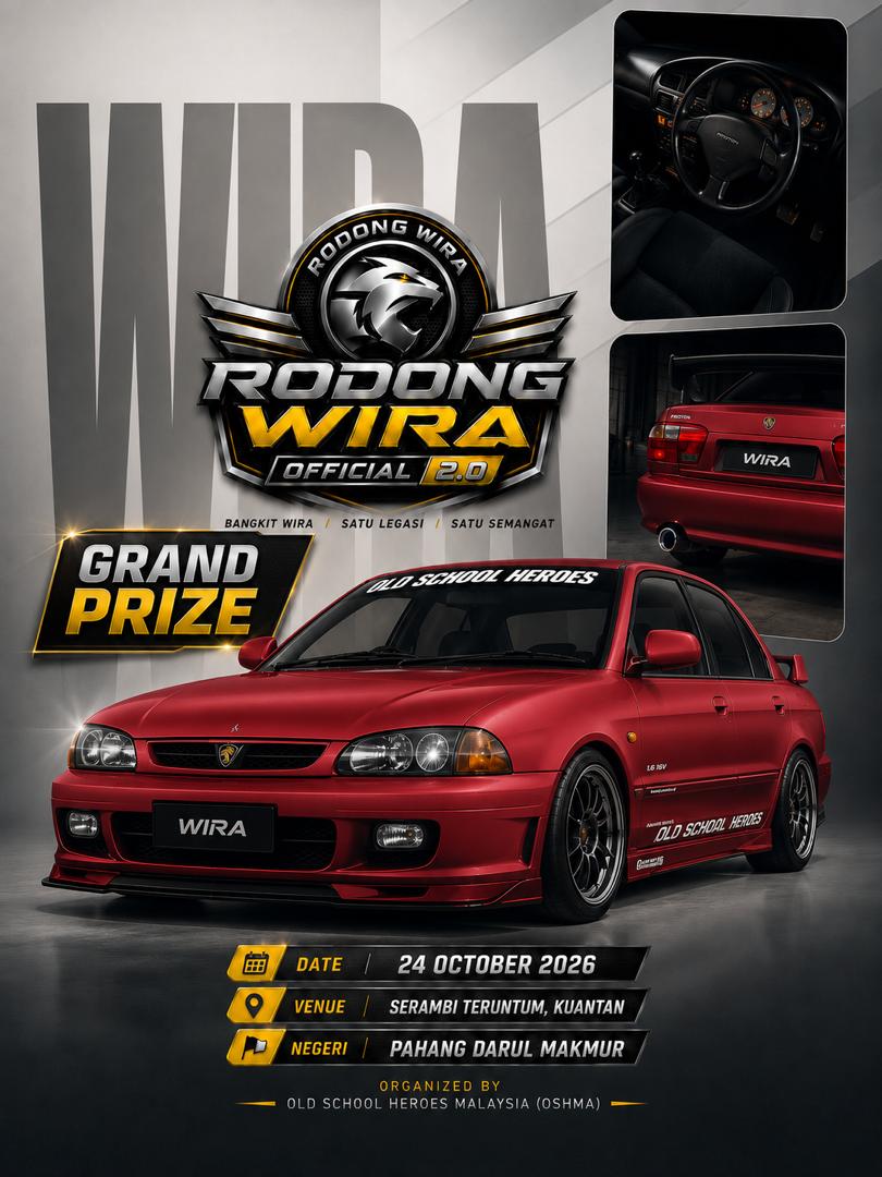 1 Unit Kereta Proton Wira
